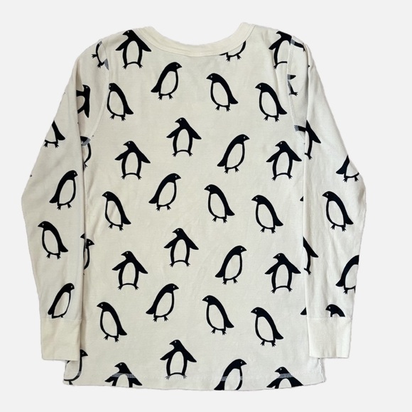 Hanna Andersson Women's Thermal Pajama Top Squeaky the Penguin Medium - Picture 4 of 11